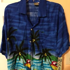 In Gear Hawaiian Print Shirt